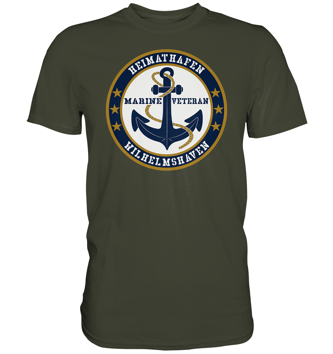 Marine Veteran Heimathafen WILHELMSHAVEN - Premium Shirt