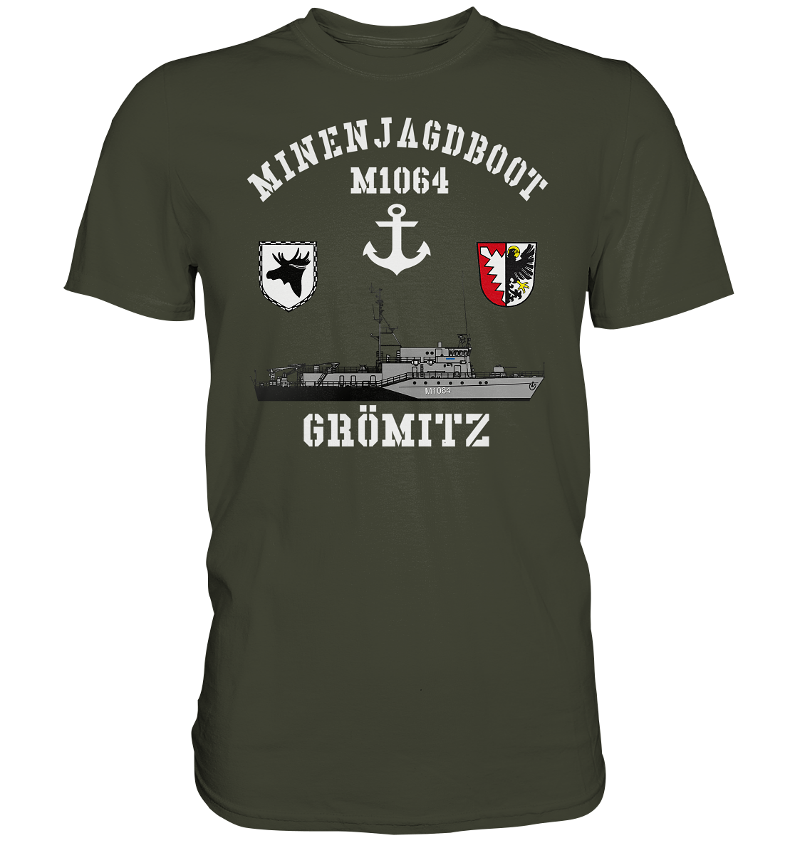 Mij.-Boot M1064 GRÖMITZ Anker 3.MSG - Premium Shirt