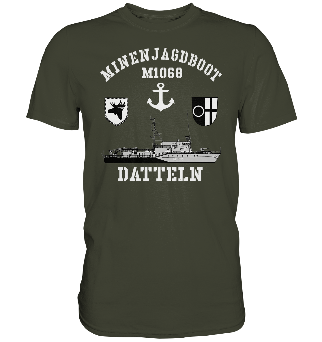 Mij.-Boot M1068 DATTELN Anker 3.MSG - Premium Shirt