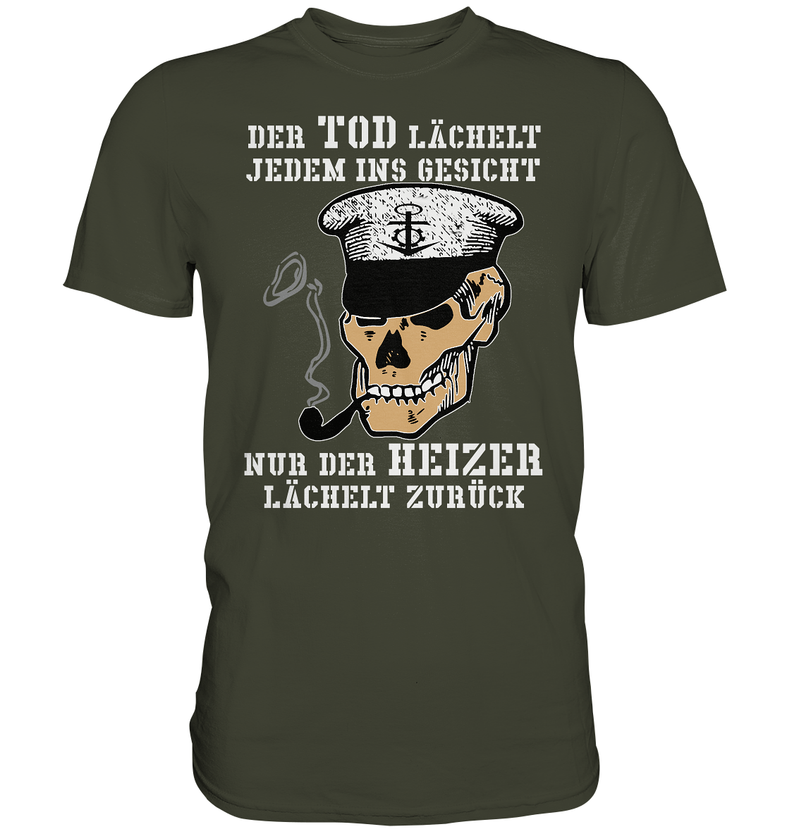 ...nur der Heizer lächelt zurück - Premium Shirt