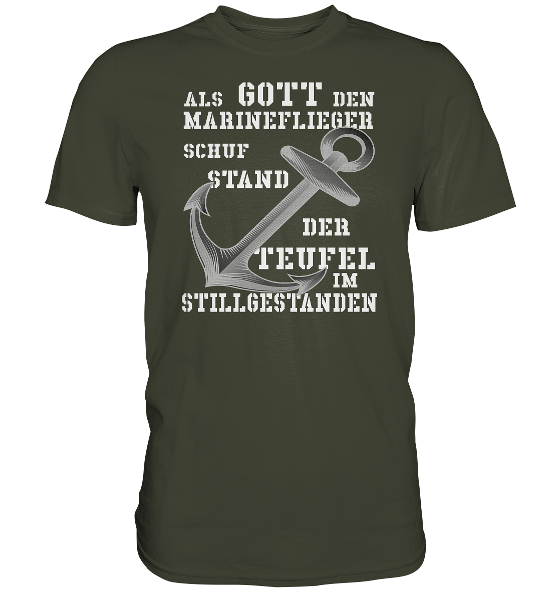 Als Gott den Marineflieger schuf... - Premium Shirt
