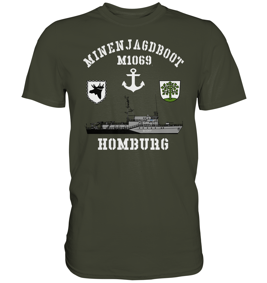 Mij.-Boot M1069 HOMBURG Anker 3.MSG - Premium Shirt
