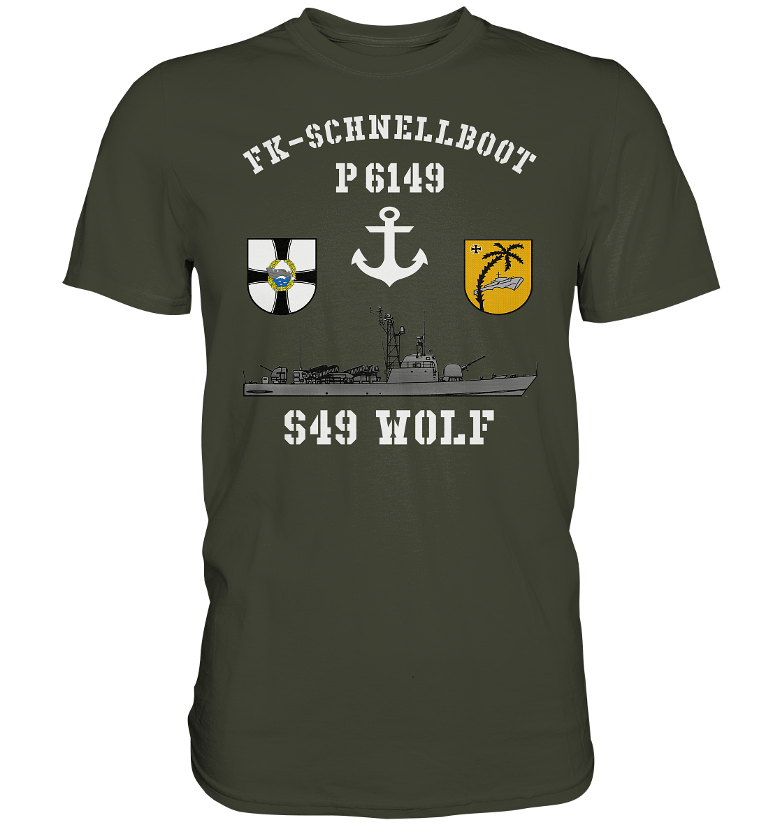 P6149 S49 WOLF - Premium Shirt