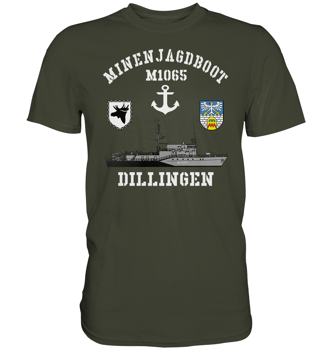 Mij.-Boot M1065 DILLINGEN Anker 3.MSG - Premium Shirt