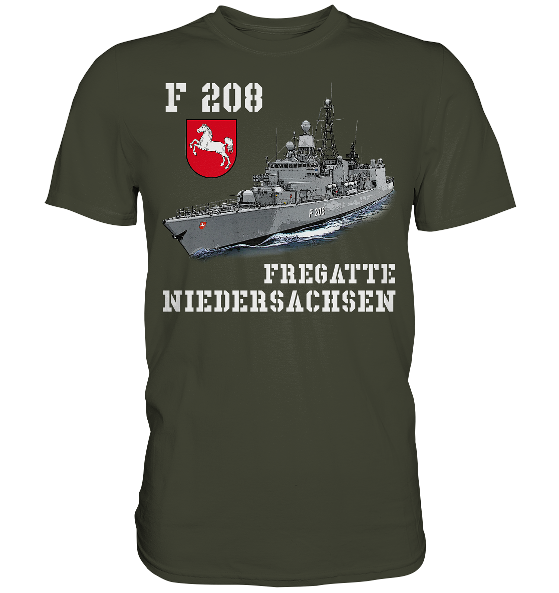 F208 Fregatte NIEDERSACHSEN - Premium Shirt