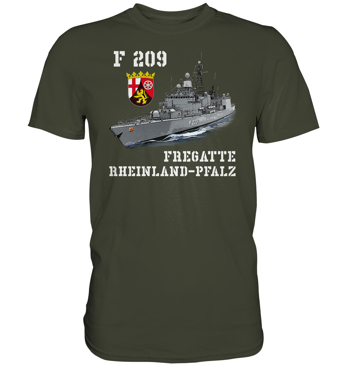 F209 Fregatte RHEINLAND-PFALZ - Premium Shirt