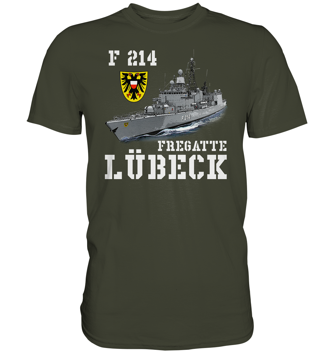 F214 Fregatte LÜBECK - Premium Shirt