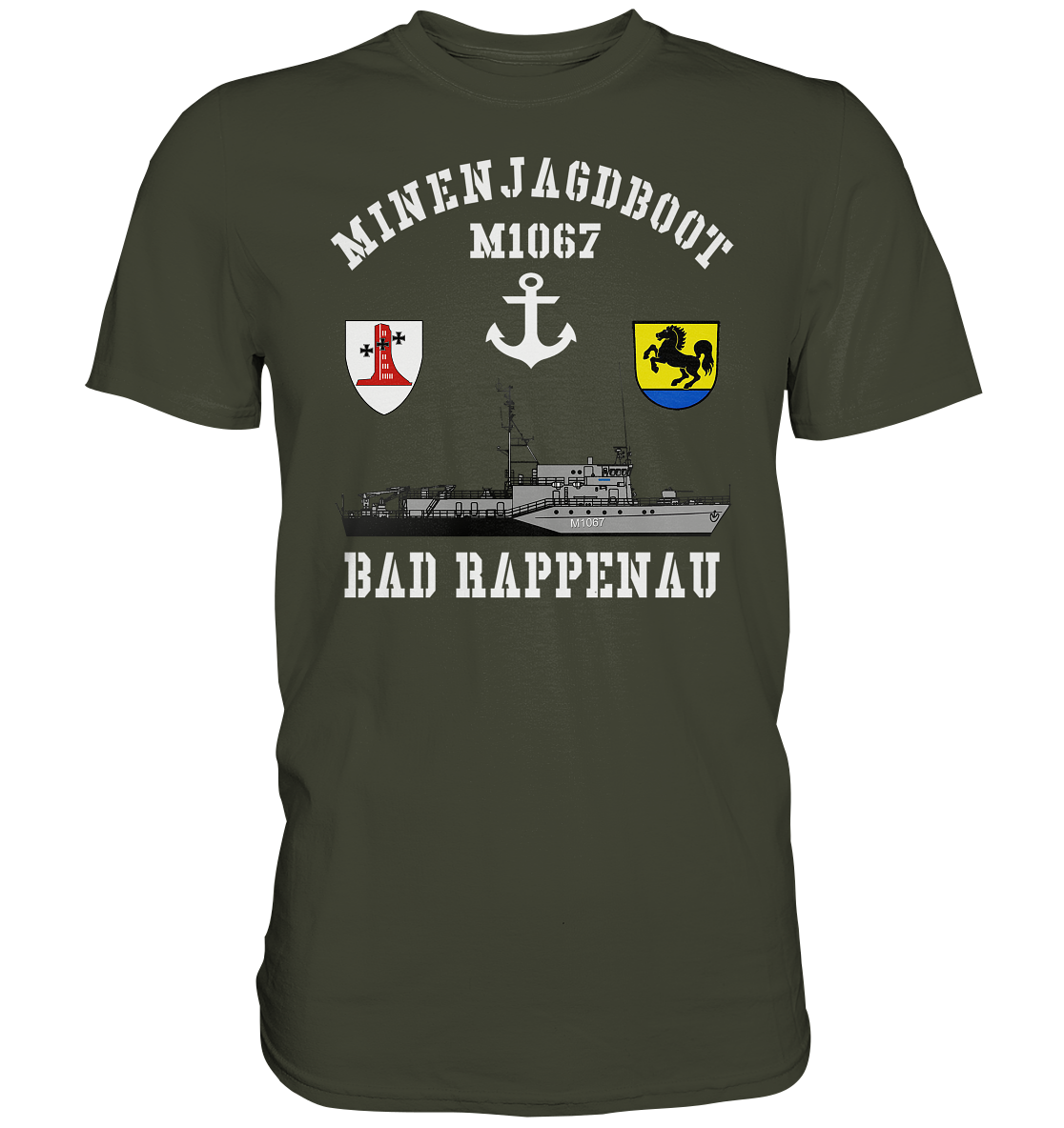 Mij.-Boot M1067 BAD RAPPENAU Anker 1.MSG - Premium Shirt