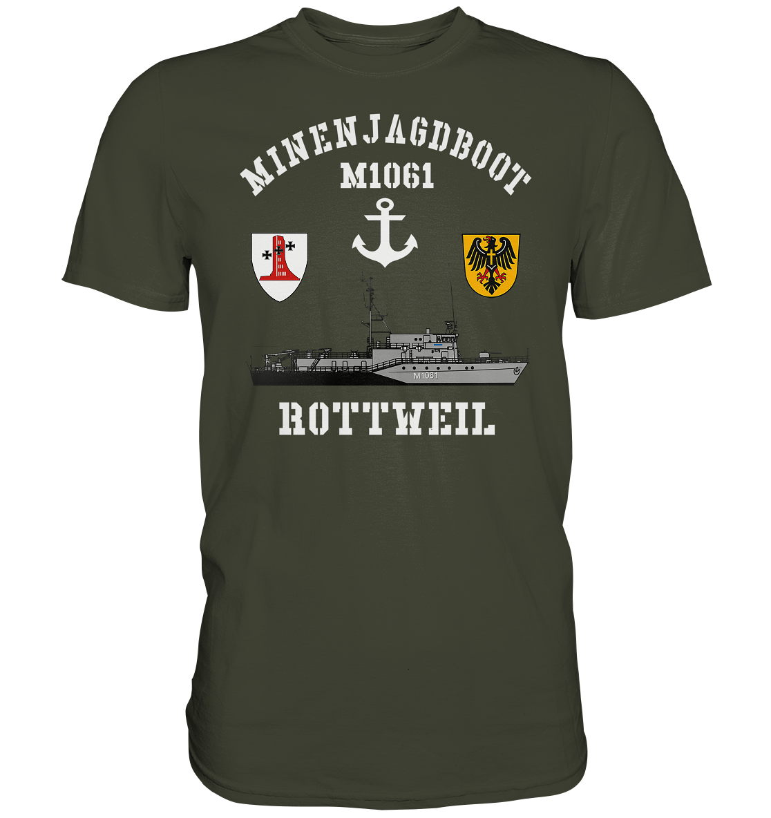 Mij.-Boot M1061 ROTTWEIL Anker 1.MSG - Premium Shirt