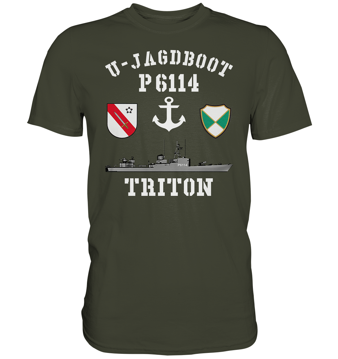 U-Jagdboot P6114 TRITON Anker - Premium Shirt