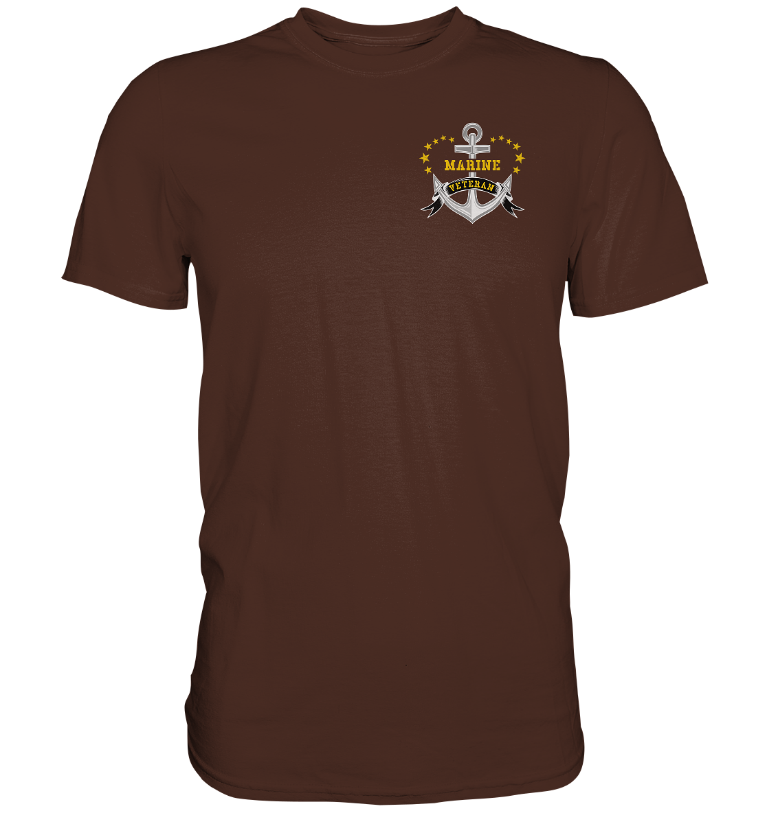 ANKER MARINE VETERAN Brustlogo - Premium Shirt