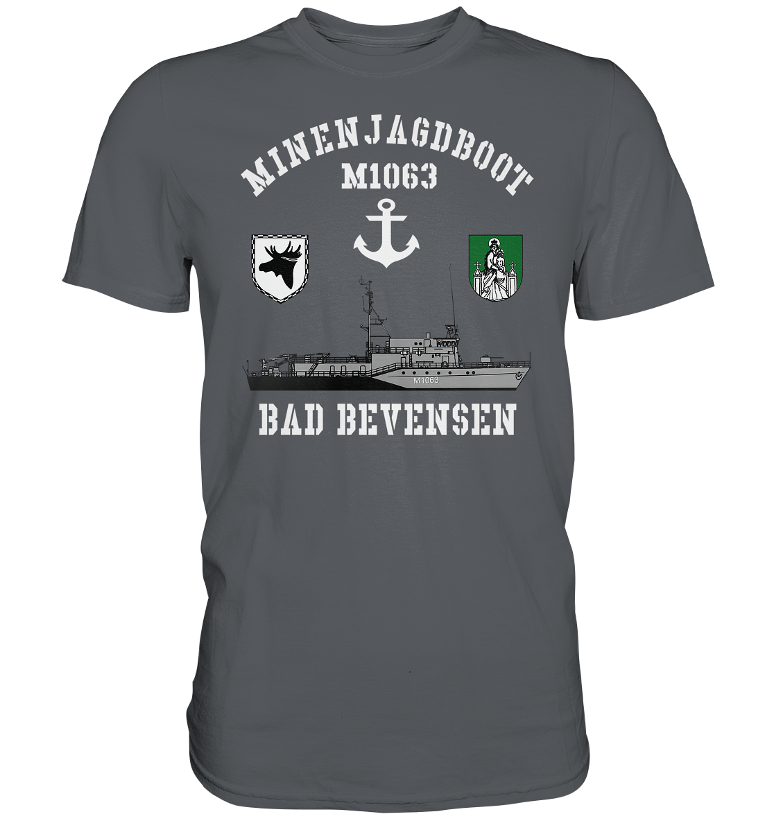 Mij.-Boot M1063 BAD BEVENSEN Anker 3.MSG - Premium Shirt