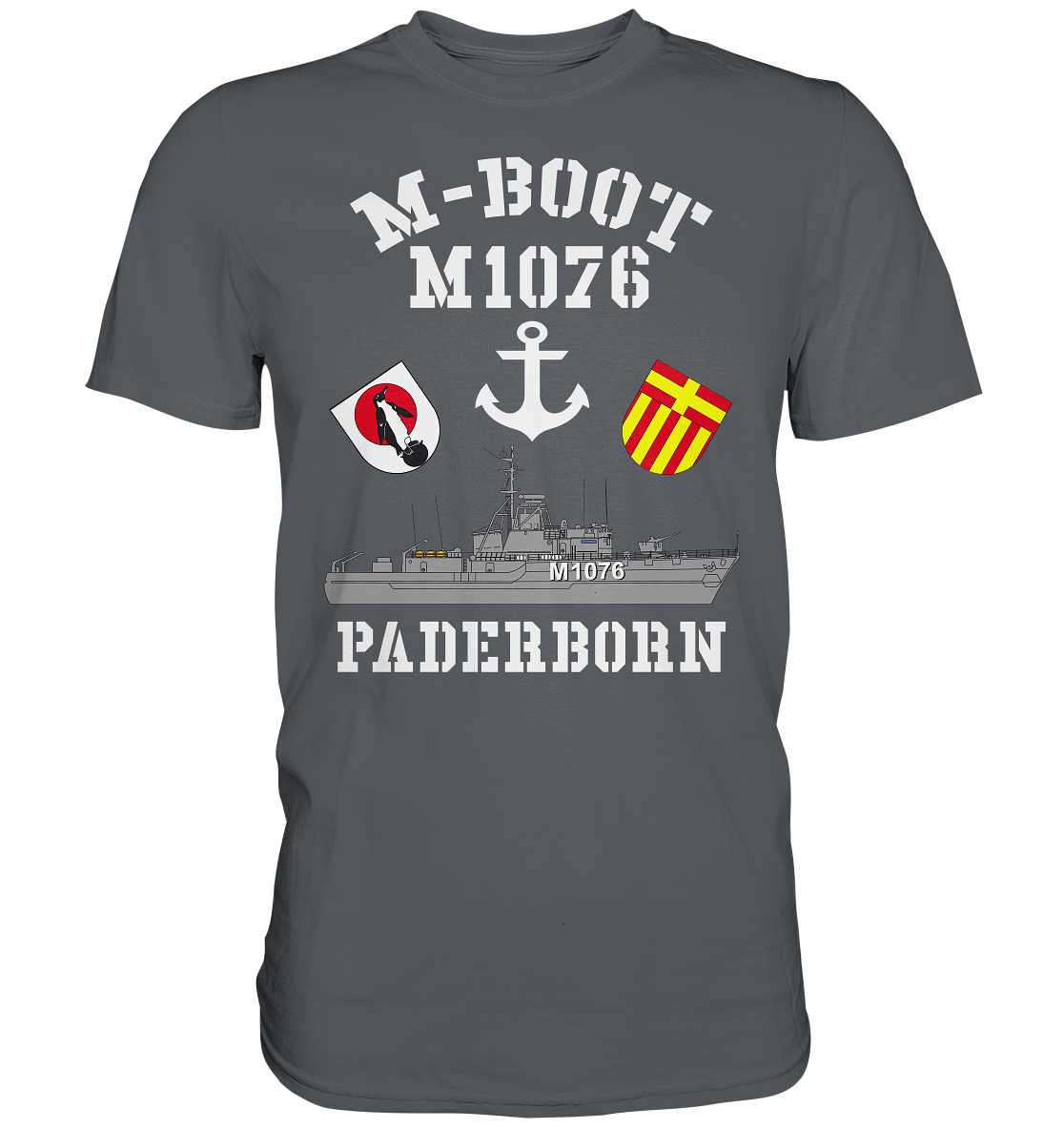 M-Boot M1076 PADERBORN Anker (HL) - Premium Shirt