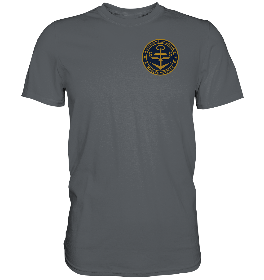 Marine Veteran 55er FLUGGERÄRETECHNIK Brustlogo - Premium Shirt