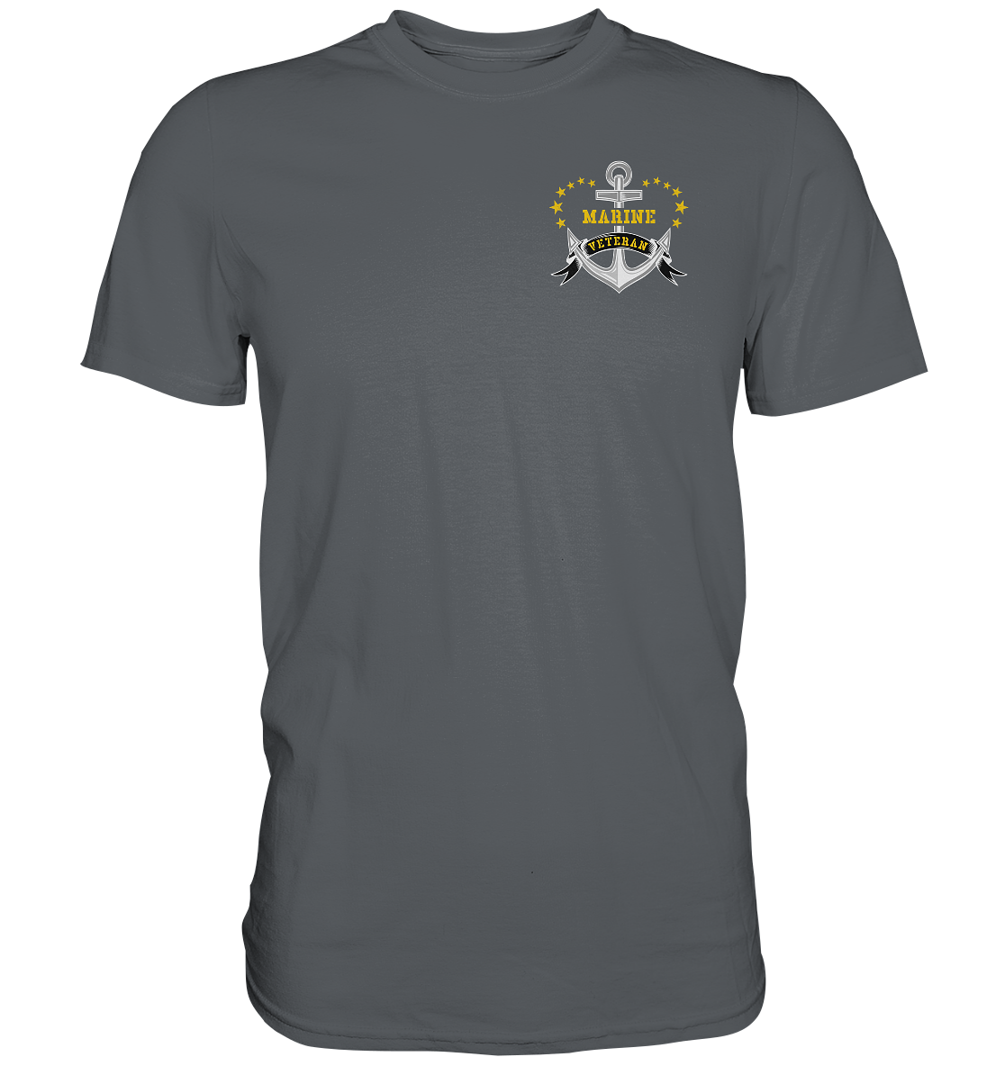ANKER MARINE VETERAN Brustlogo - Premium Shirt
