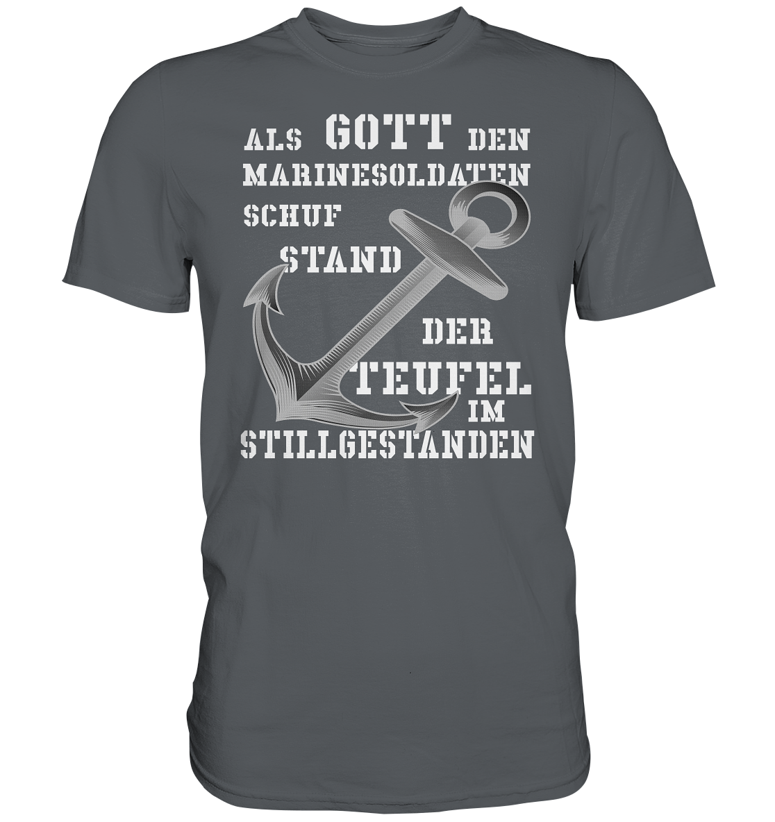 Als Gott den Marinesoldaten schuf.... - Premium Shirt