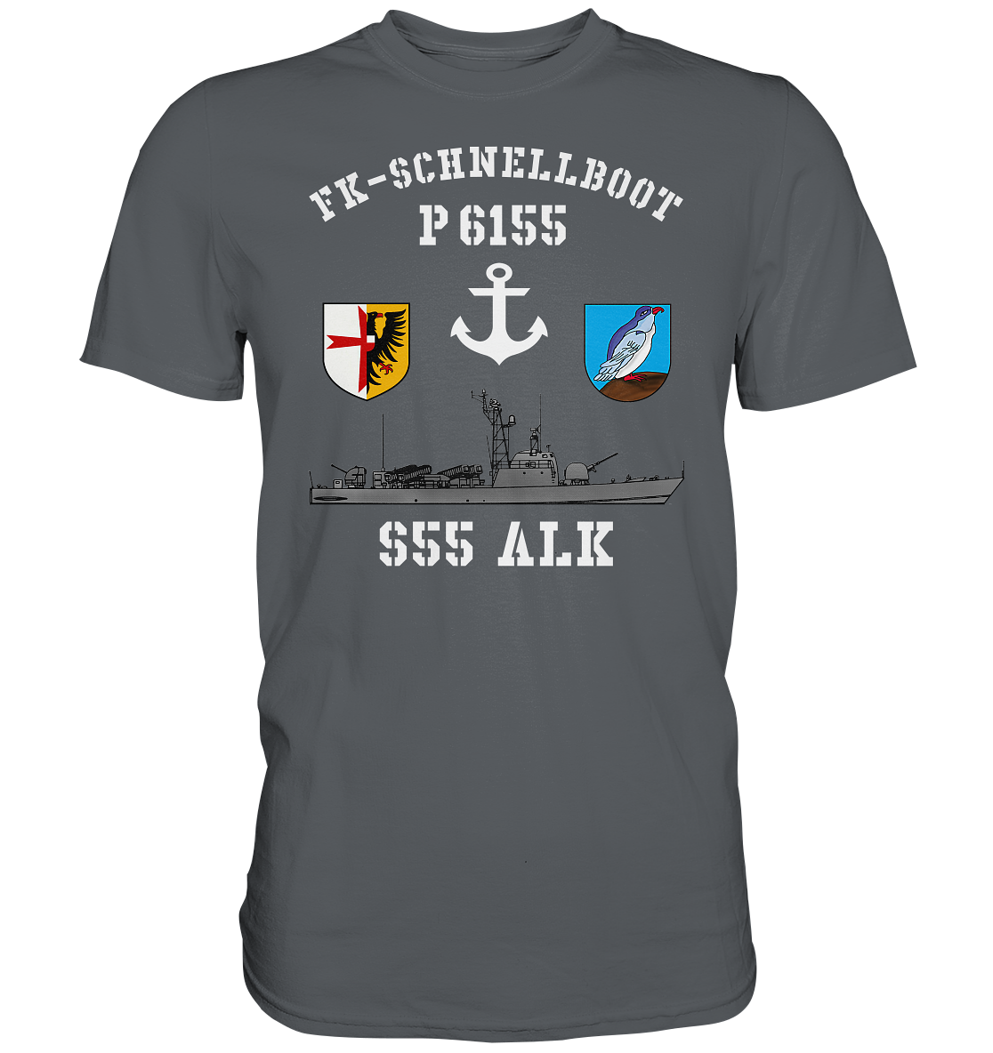 FK-Schnellboot P6155 ALK Anker - Premium Shirt