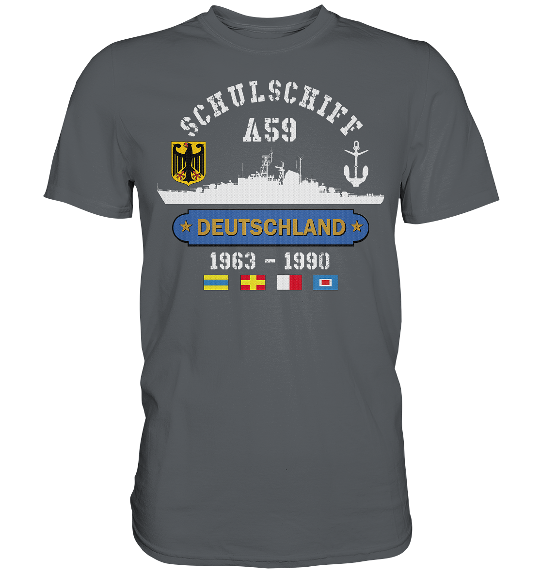 Schulschiff A59 DEUTSCHLAND - Premium Shirt