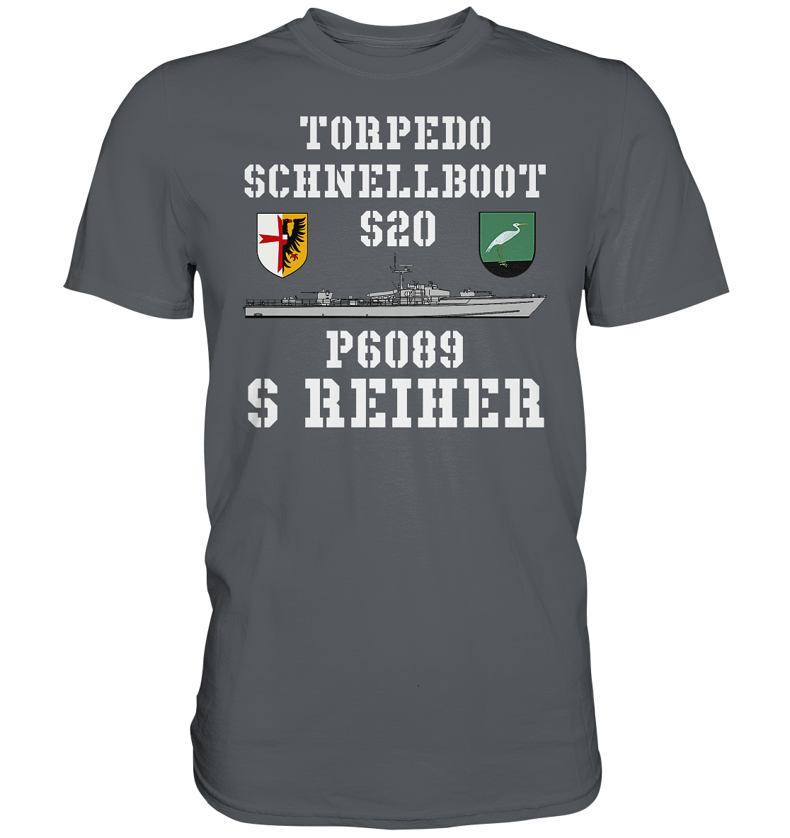 Torpedoschnellboot P6089 REIHER - Premium Shirt
