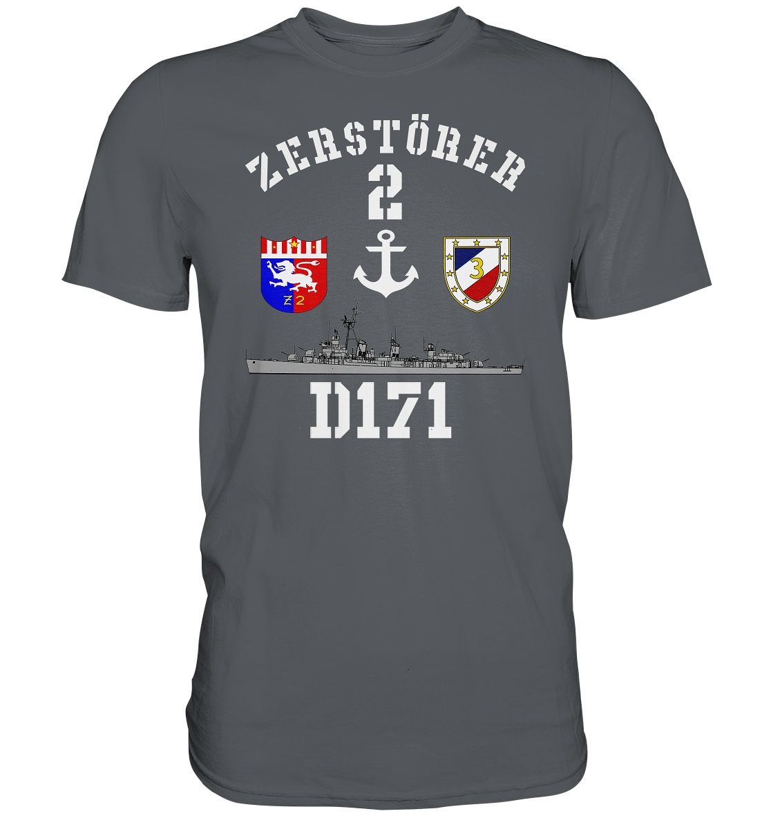 D171 ZERSTÖRER 2 Anker - Premium Shirt