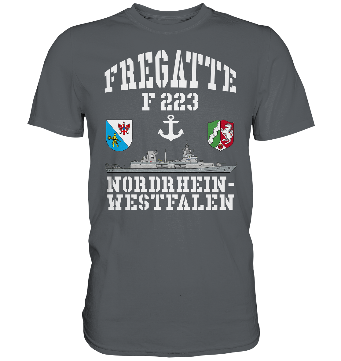 Fregatte F223 NORDRHEIN-WESTFALEN ANKER - Premium Shirt