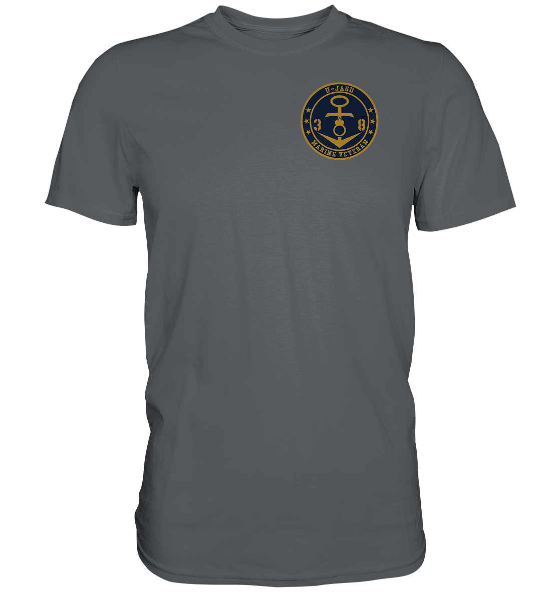 Marine Veteran 38er U-JAGD Brustlogo - Premium Shirt
