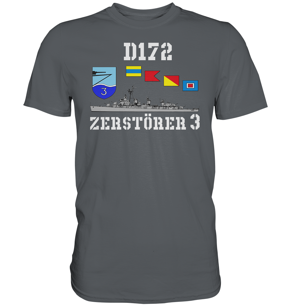D172 ZERSTÖRER 3 - Premium Shirt