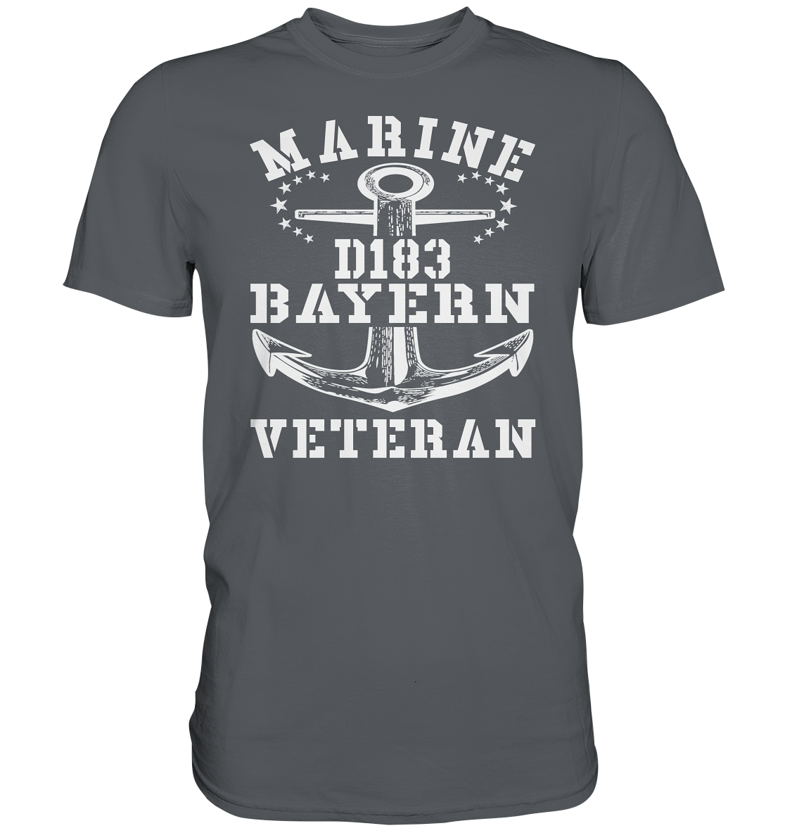 Zerstörer D183 BAYERN Marine Veteran - Premium Shirt