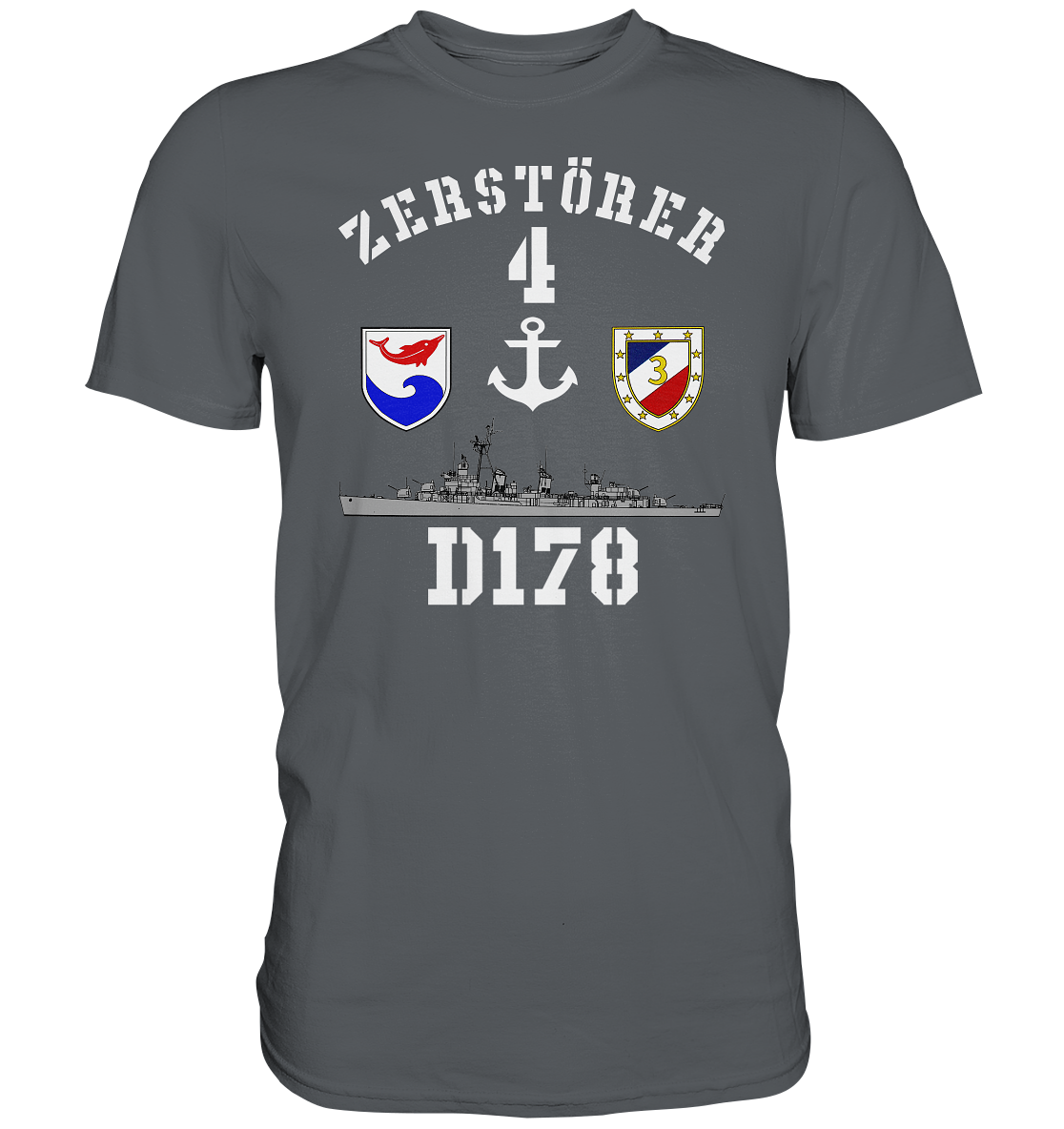D178 ZERSTÖRER 4 Anker - Premium Shirt