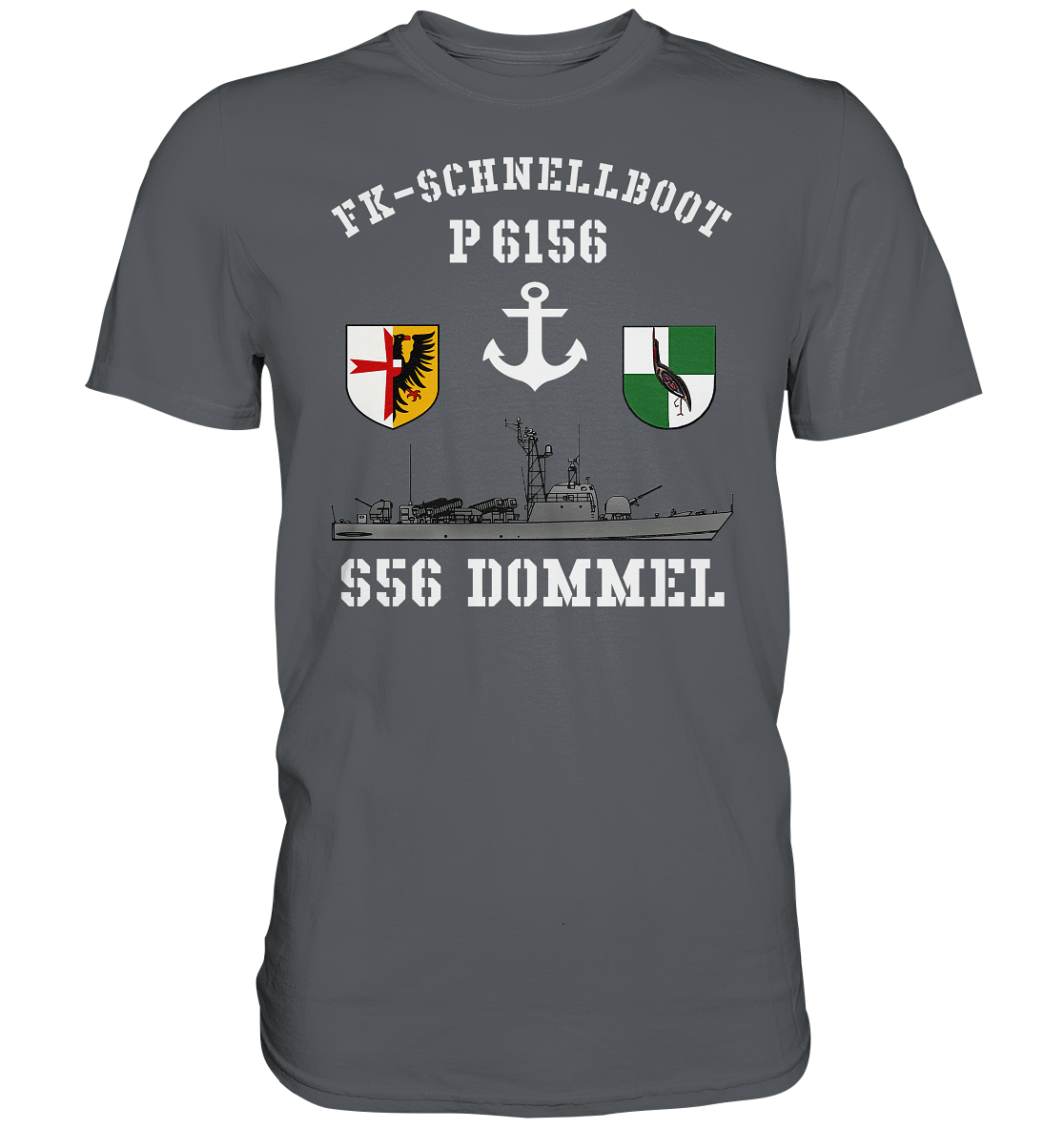 FK-Schnellboot P6156 DOMMEL Anker - Premium Shirt