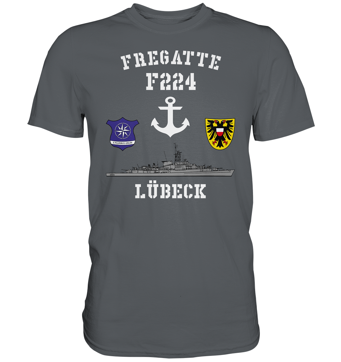 Fregatte F224 LÜBECK Anker - Premium Shirt