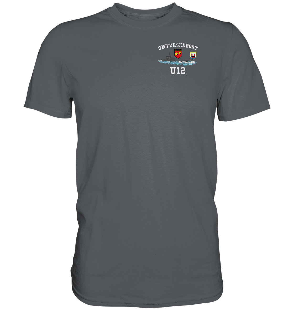 U-Boot 12 Brustlogo - Premium Shirt