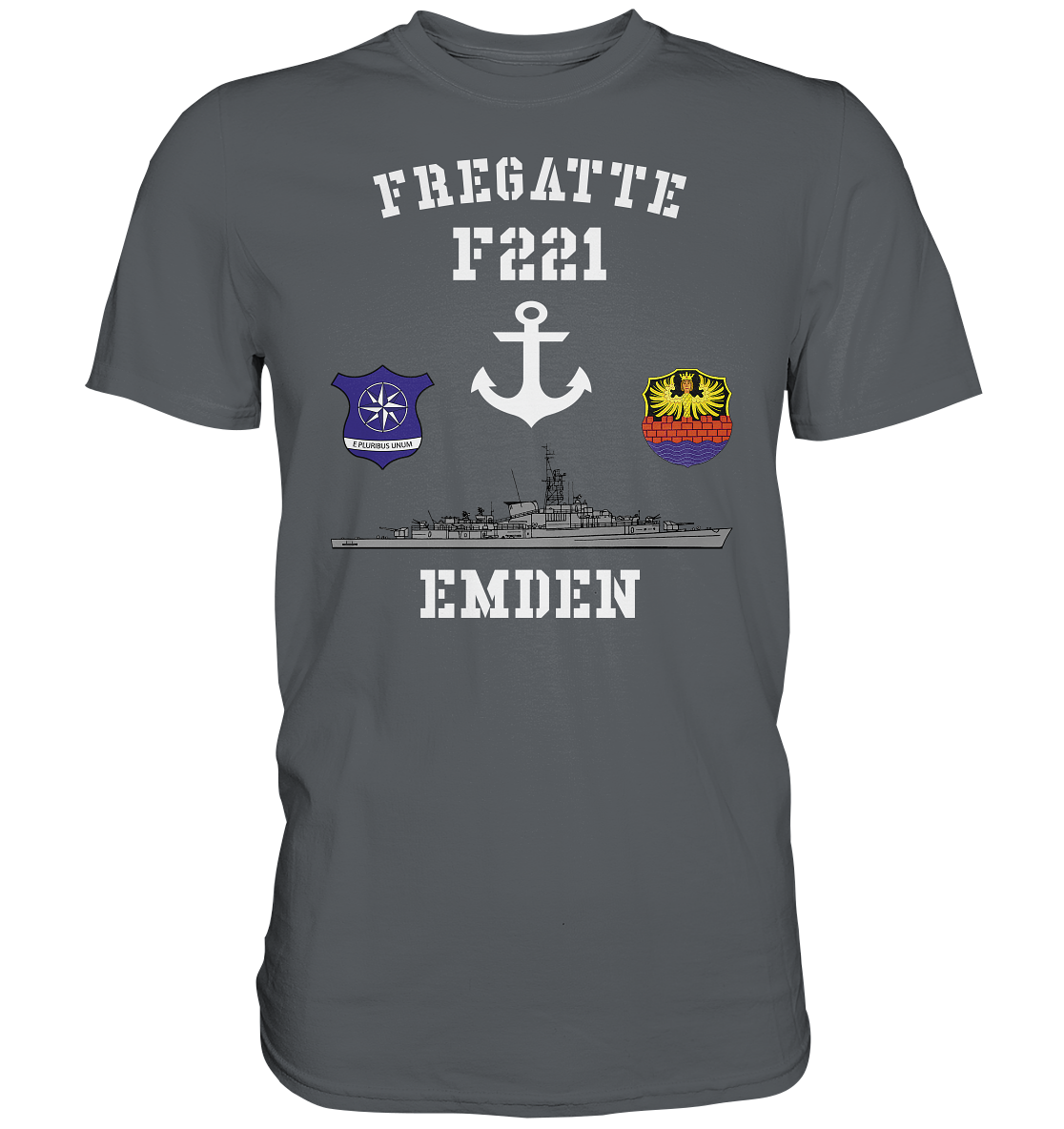 Fregatte F221 EMDEN Anker - Premium Shirt