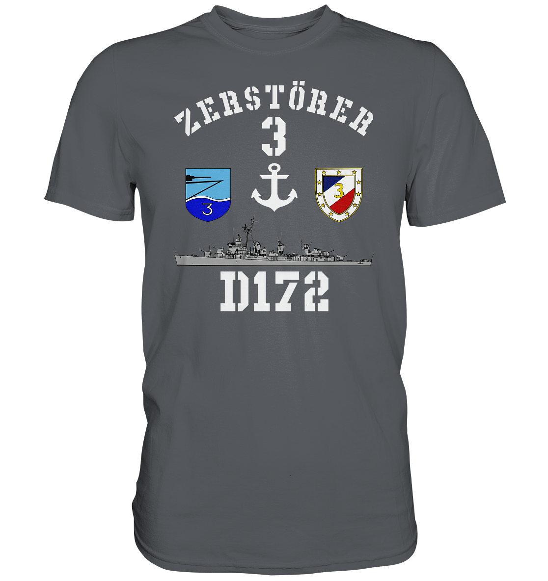 D172 ZERSTÖRER 3 Anker - Premium Shirt