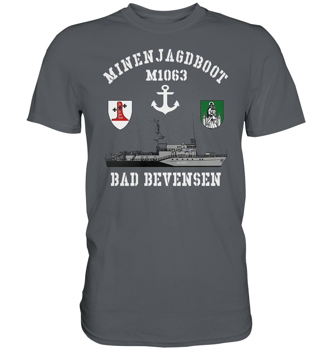 Mij.-Boot M1063 BAD BEVENSEN Anker 1.MSG - Premium Shirt