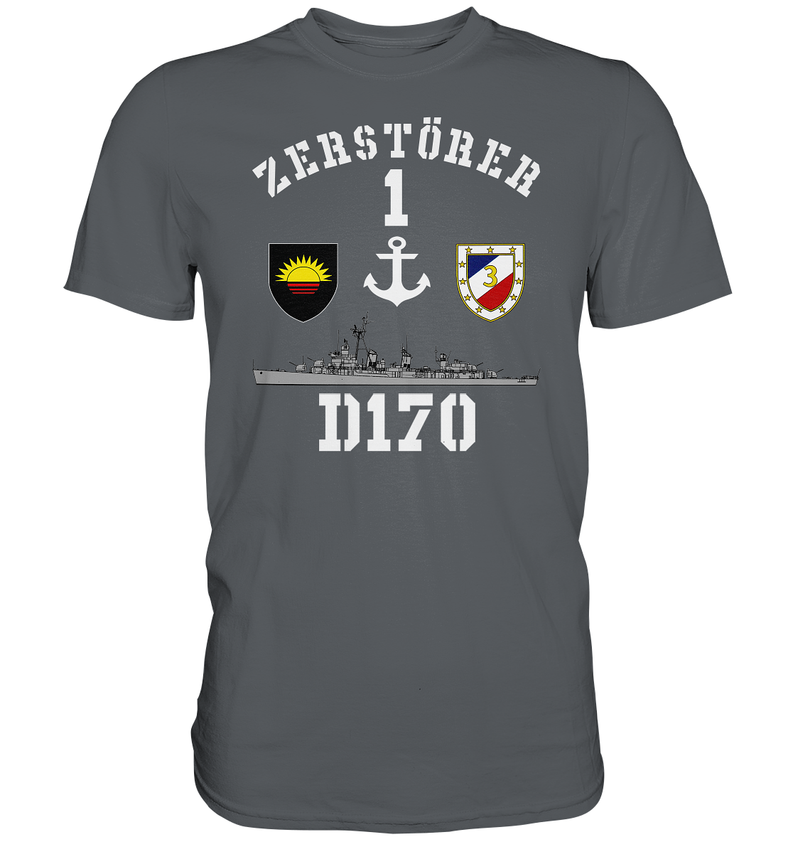 D170 ZERSTÖRER 1 Anker - Premium Shirt