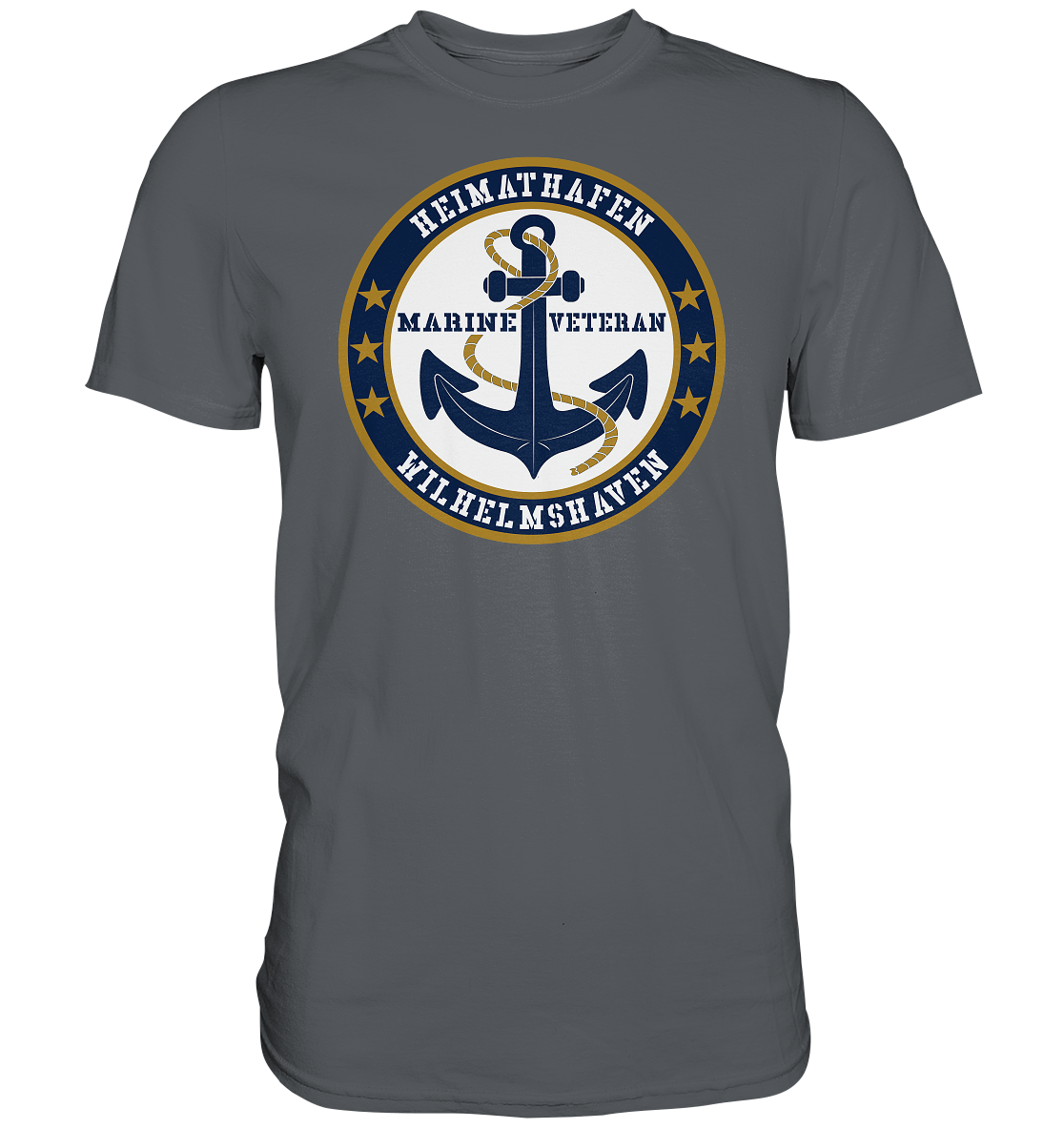 Marine Veteran Heimathafen WILHELMSHAVEN - Premium Shirt