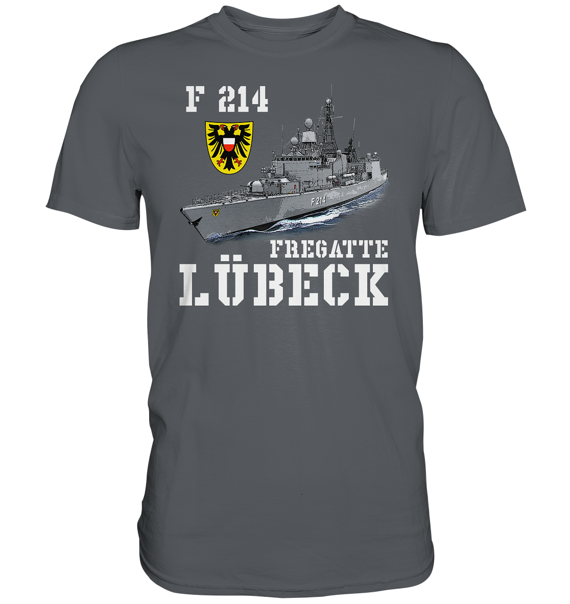 F214 Fregatte LÜBECK - Premium Shirt