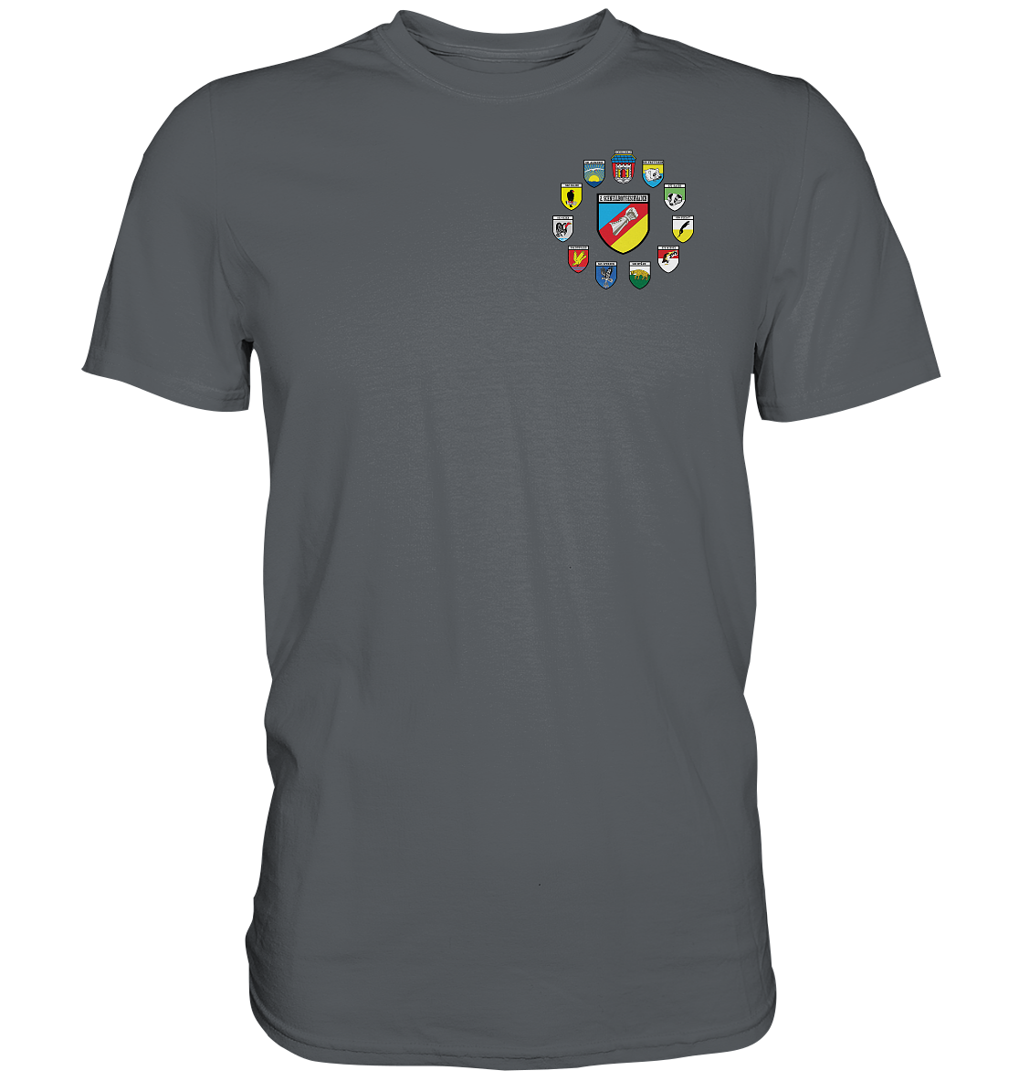 Alle Wappen 2. Schnellbootgeschwader nach Oktober 1999 - Premium Shirt