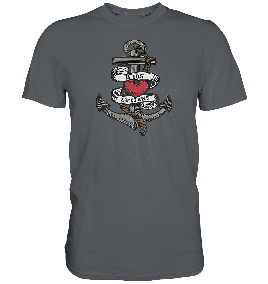 Anker Herz D185 LÜTJENS - Premium Shirt
