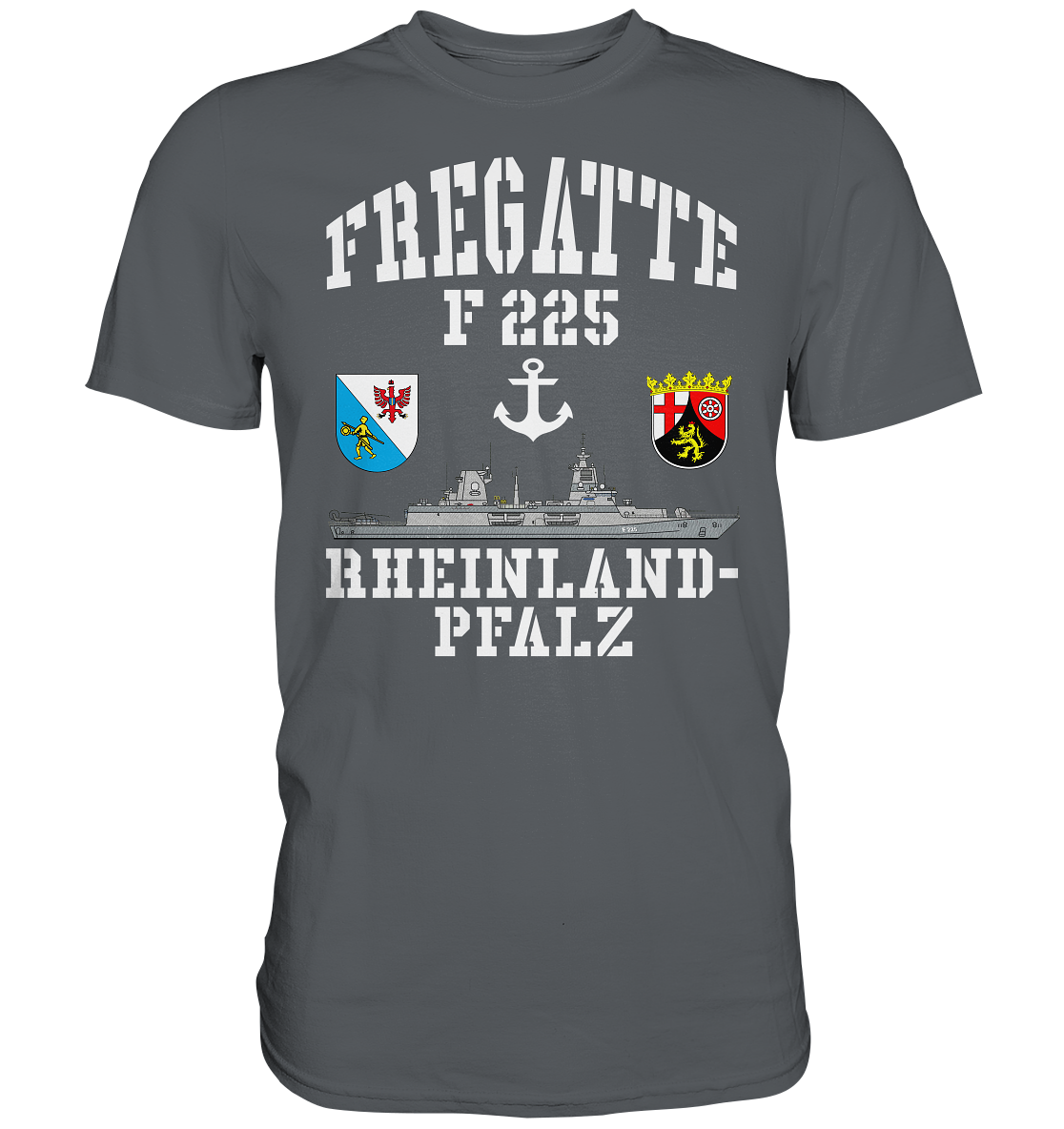 Fregatte F225 RHEINLAND-PFALZ Anker - Premium Shirt
