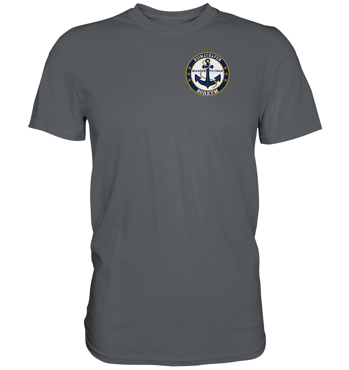 Marine Veteran Heimathafen BORKUM - Premium Shirt