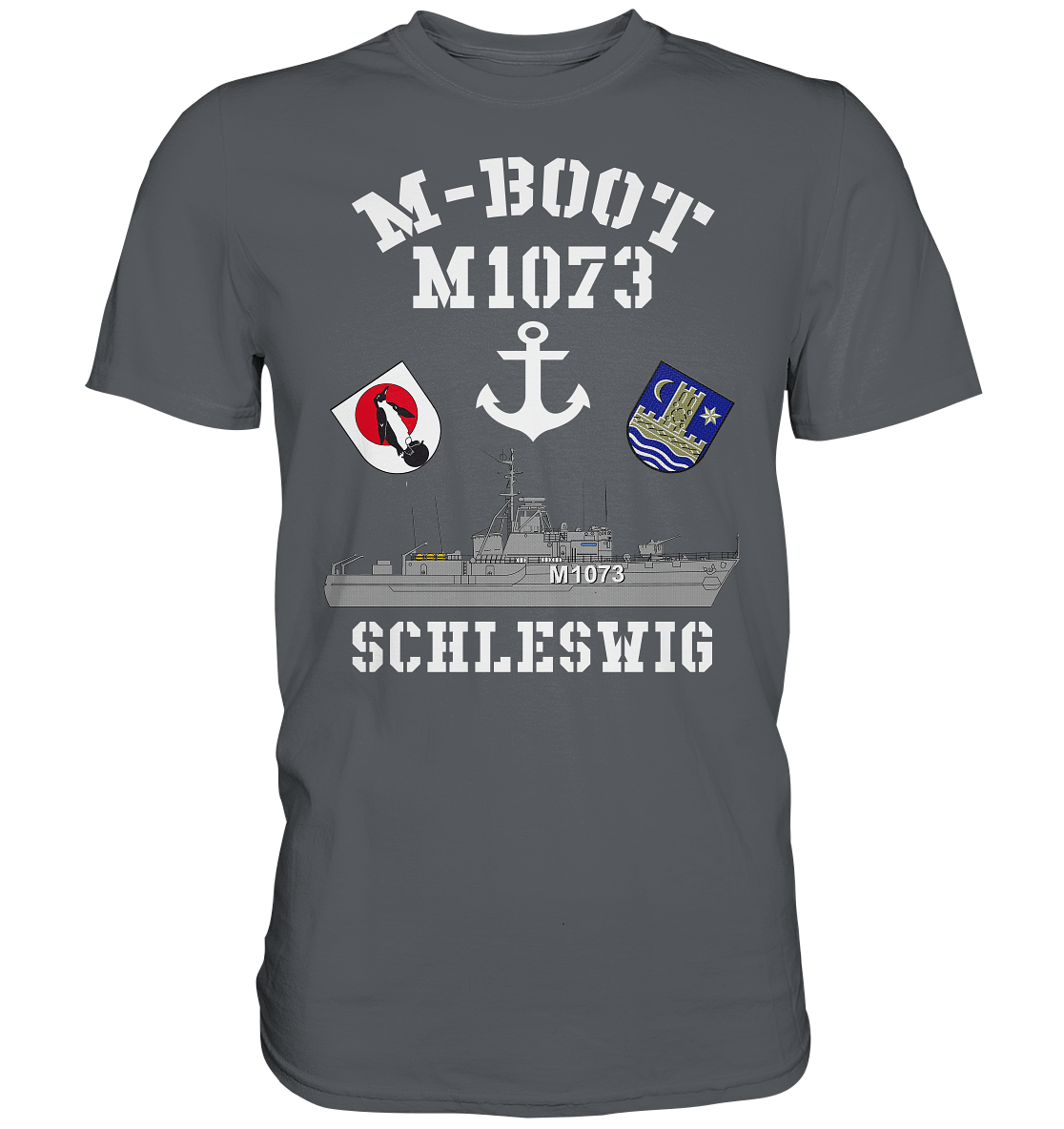 M-Boot M1073 SCHLESWIG Anker (HL) - Premium Shirt