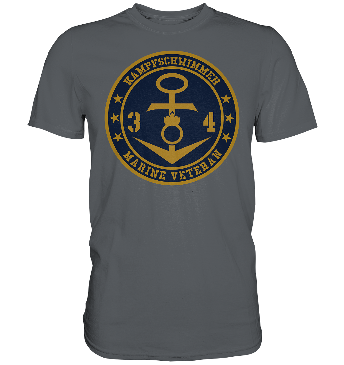 Marine Veteran 34er KAMPFSCHWIMMER - Premium Shirt