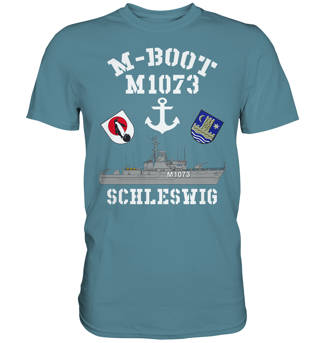 M-Boot M1073 SCHLESWIG Anker (HL) - Premium Shirt