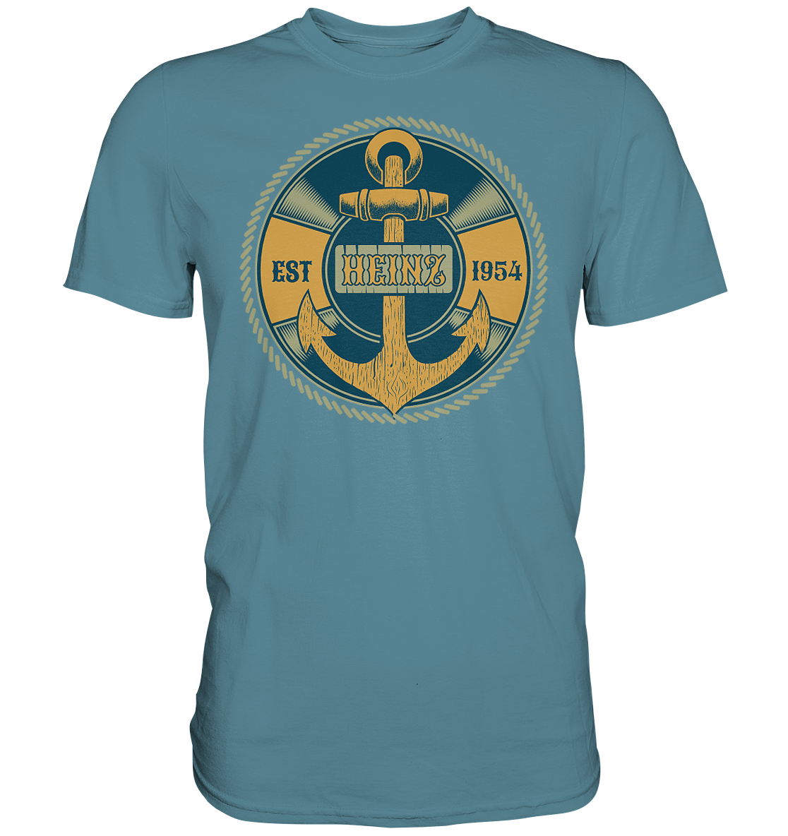 Anker Vorname Geburtsjahr - Premium Shirt