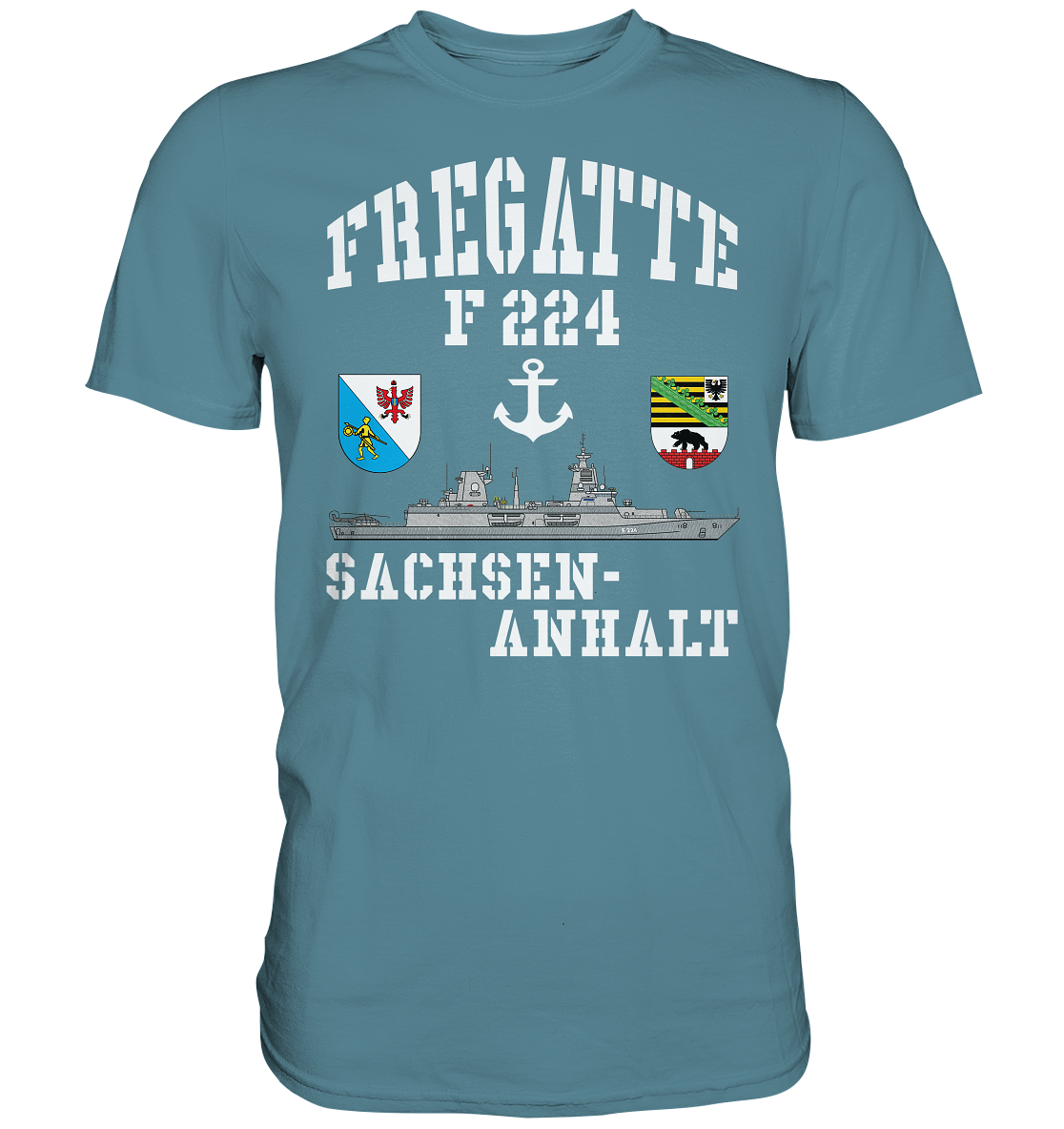 Fregatte F224 SACHSEN-ANHALT Anker - Premium Shirt