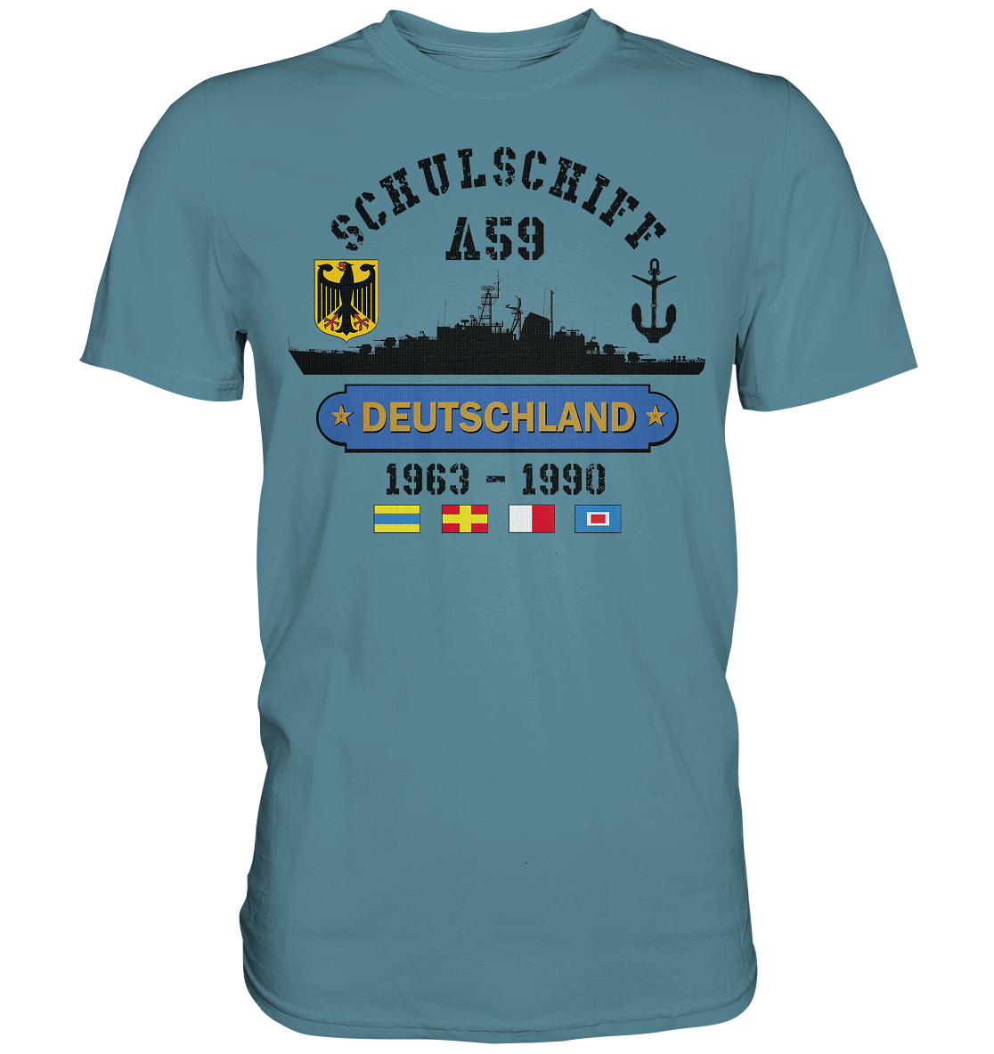 Schulschiff A59 DEUTSCHLAND - Premium Shirt