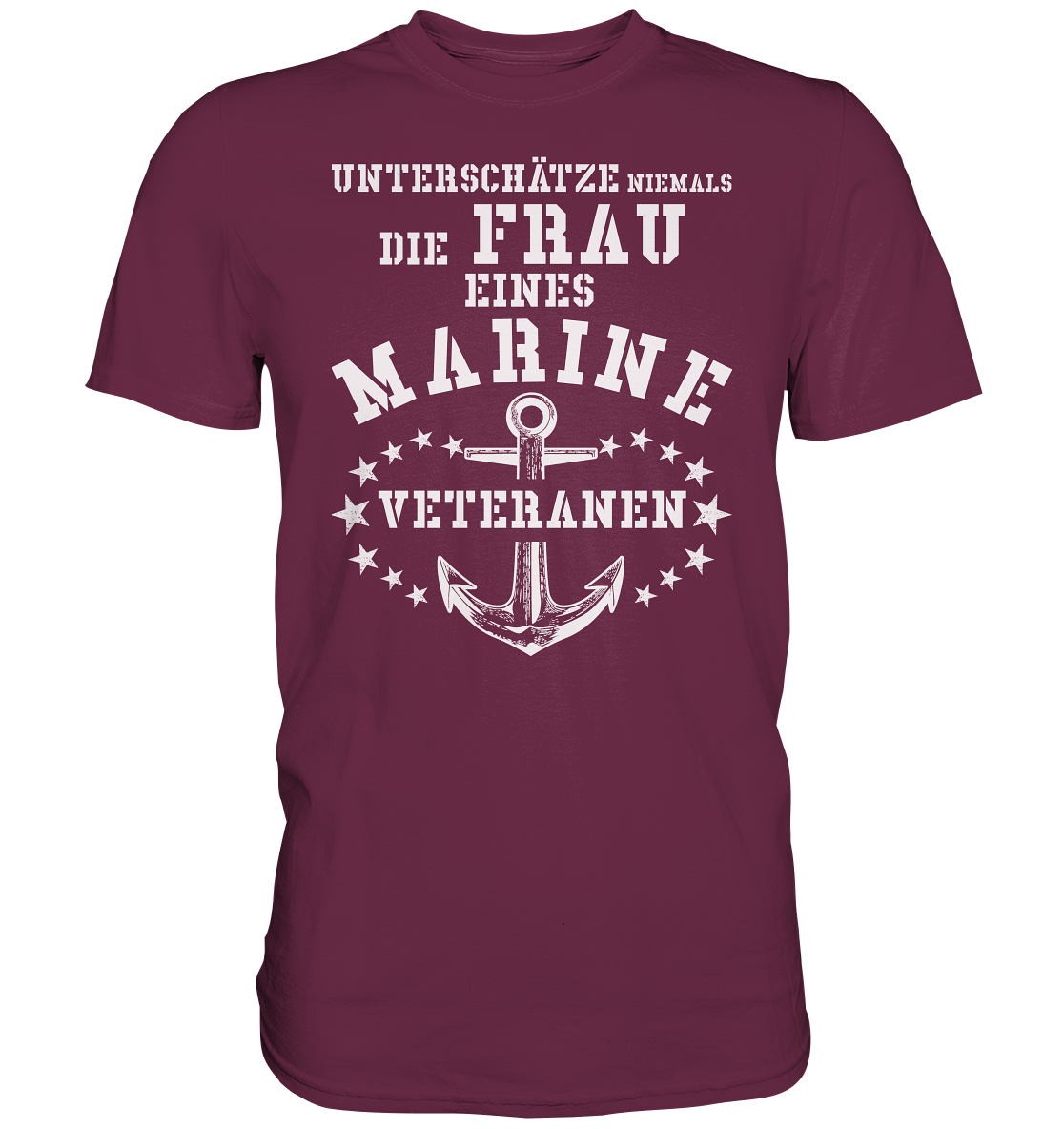 Unterschätze niemals die Frau.... - Premium Shirt