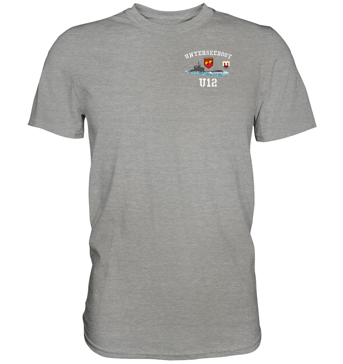 U-Boot 12 Brustlogo - Premium Shirt